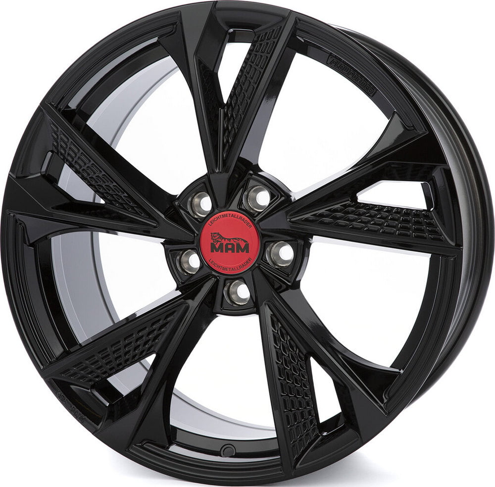 Jante Mam Felgen MamRS6 8.5x19 5x112 ET45 72.6 Preta polida