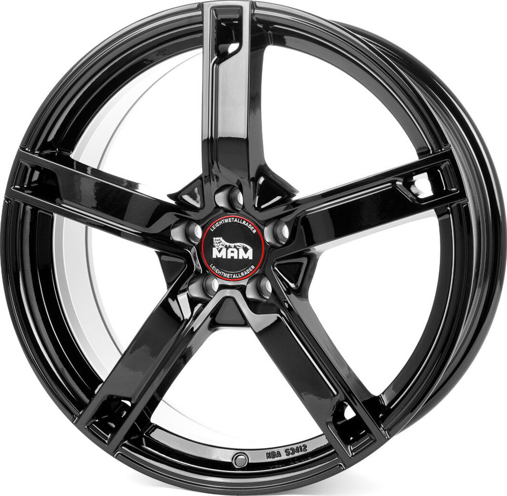 Jante Mam Felgen MamW4 7.5x18 5x100 ET35 57.1 Noir verni