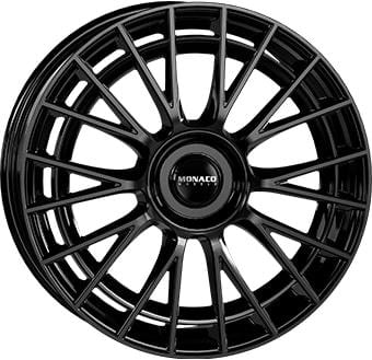 Monaco GP12 8.0x18 5x112 ET42 66.5 Schwarz verspiegelt Felge
