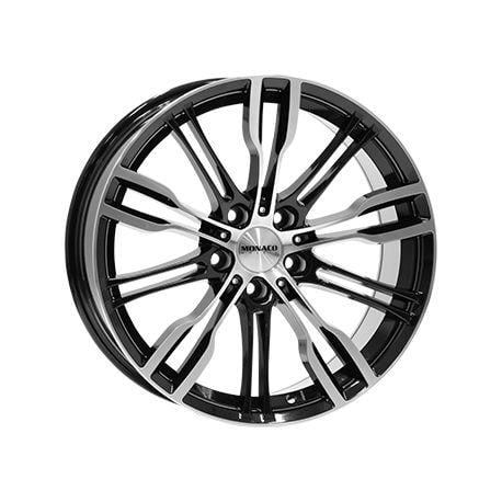Jante Monaco GP8 8.0x19 5x112 ET45 66.6 Preto face polida