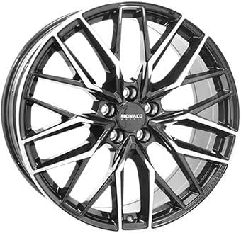 Llanta Monaco GPX 8.0x19 5x112 ET45 70.1 Negro cara pulida
