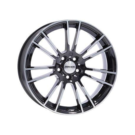 Monaco MC8 velg ZWART GEPOLIJST VLAK