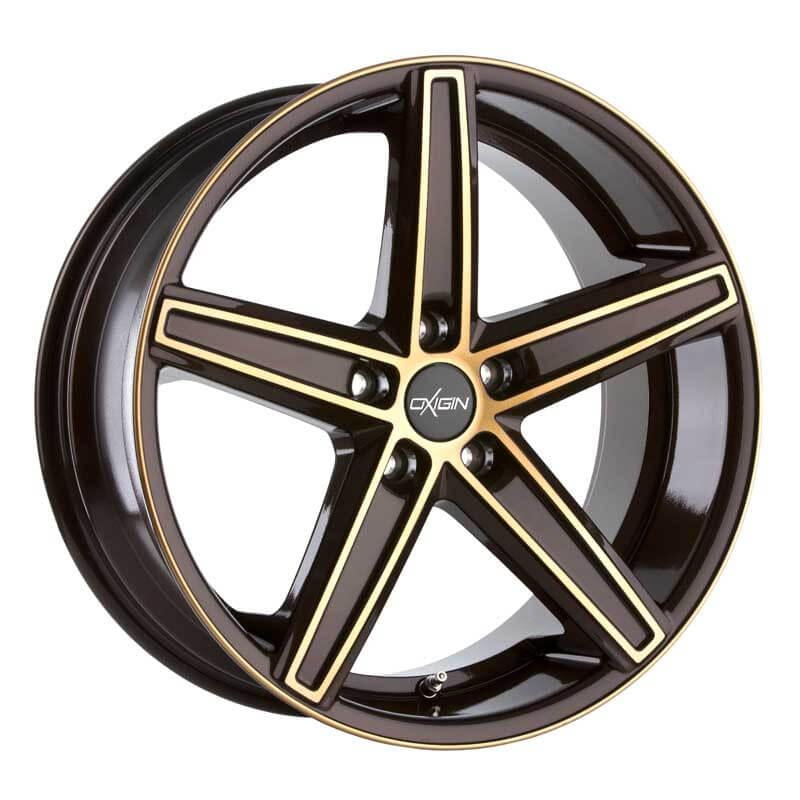 Jante Oxigin 18 Concave MARRON FACE POLIE OR