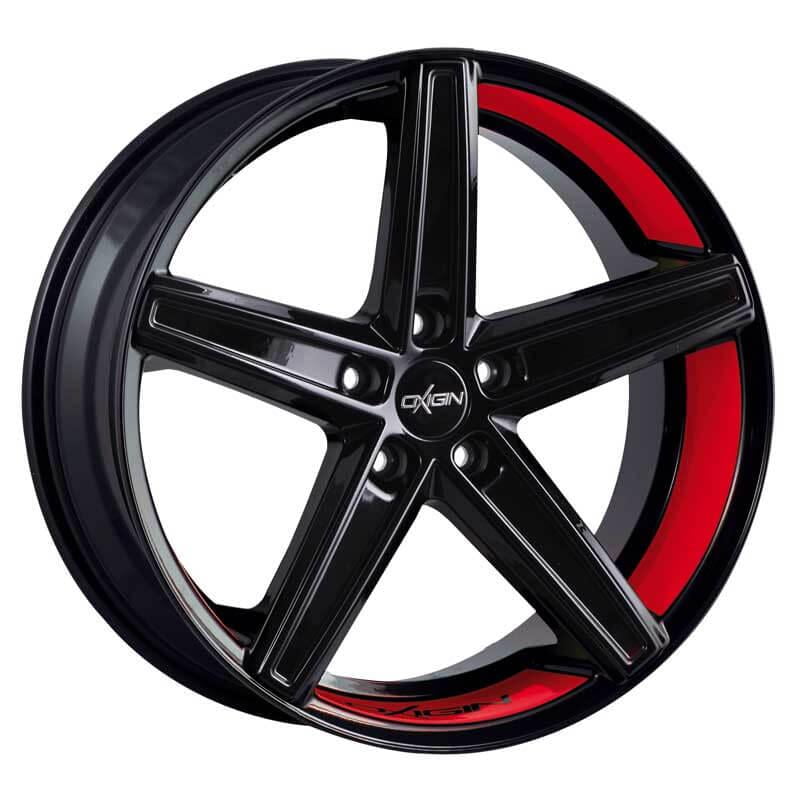 Jante Oxigin 18 Concave ROUGE FACE NOIR