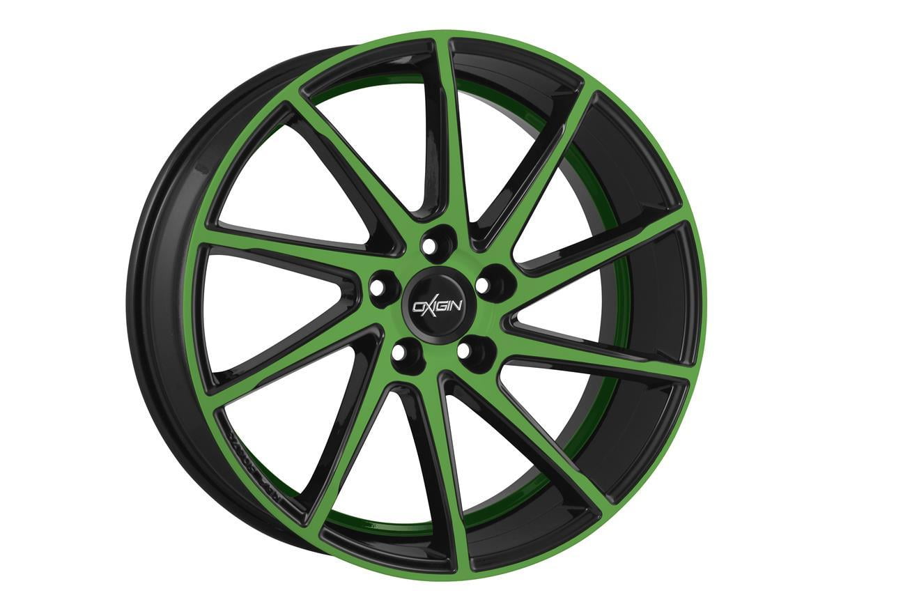 Jante Oxigin 20 Attraction NOIR FACE POLIE VERT