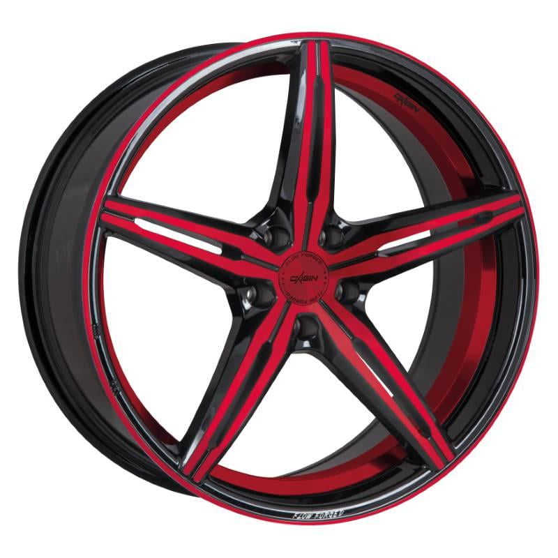 Jante Oxigin 23 Diamond NOIR FACE POLIE ROUGE