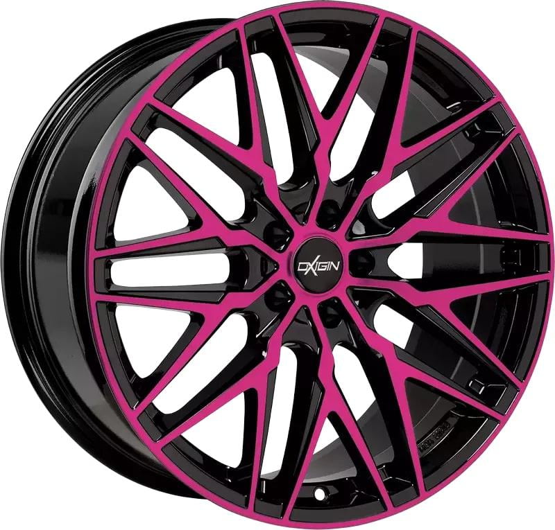 Jante Oxigin 25 Oxcross NOIR FACE POLIE ROSE