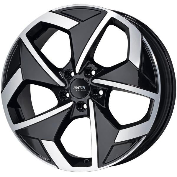 Jante Platin P104 NOIR FACE POLIE