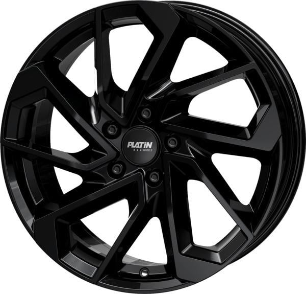 Platin P120 6.5x18 5x112 ET38 57.1 Schwarz verspiegelt Felge
