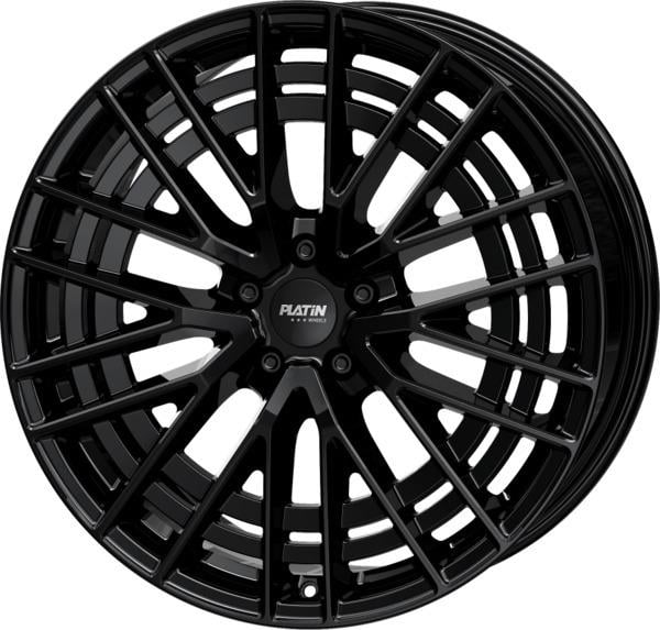 Platin P127 8.5x20 5x108 ET47.5 63.3 Schwarz verspiegelt Felge