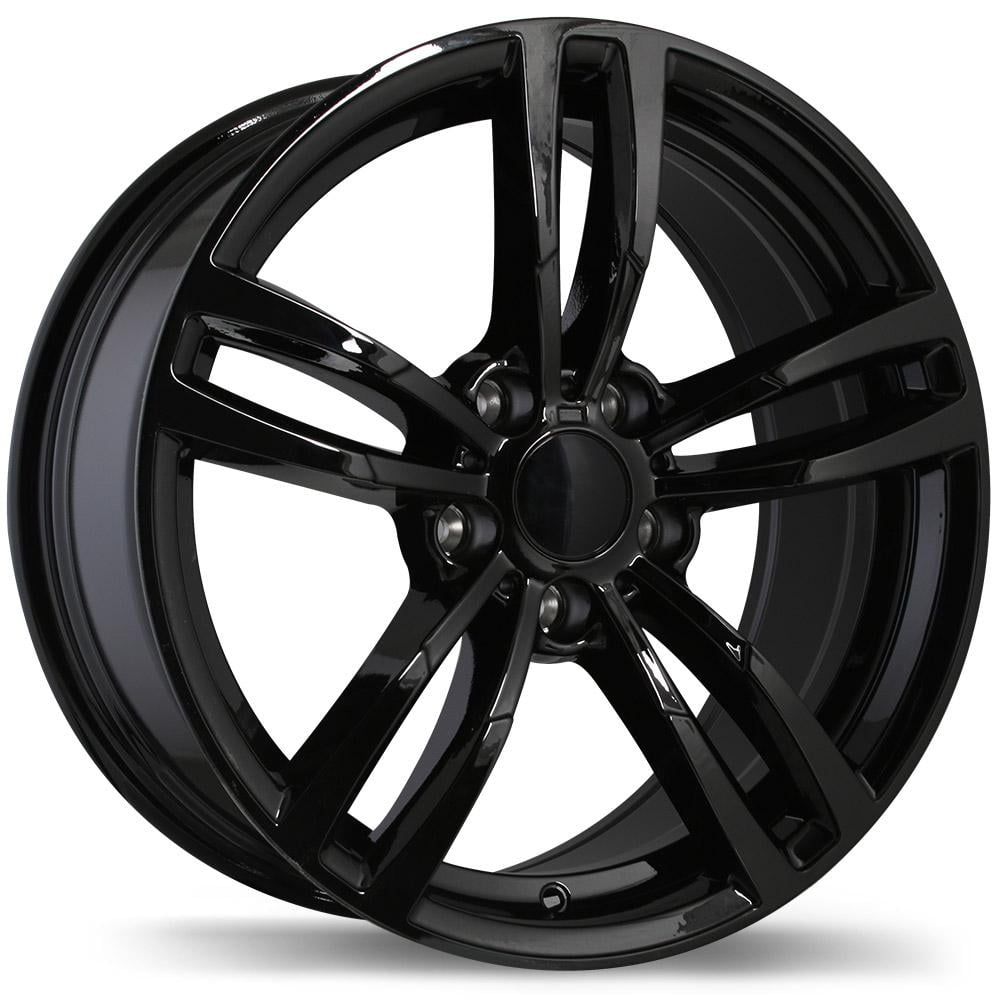 Replika R163A 8.0x17 5x120 ET35 72.6 Gloss black rim