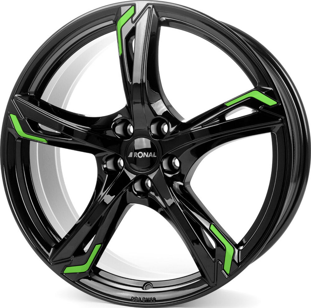 Jante Ronal R62 Green 8.0x19 5x114.3 ET40 82 Noir glace