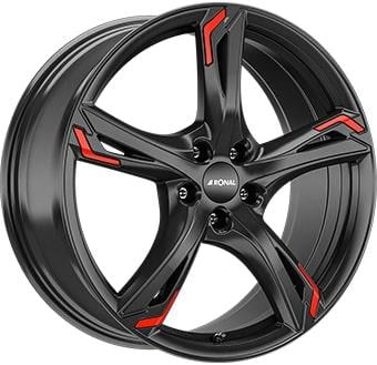 Jante Ronal R62 Red 8.0x19 5x114.3 ET40 82 Noir glace