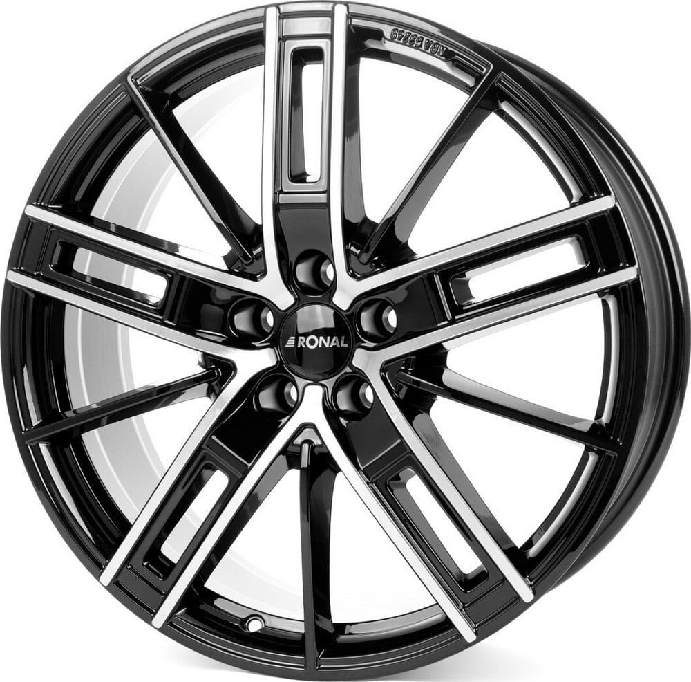 Ronal R67 velg ZWART GEPOLIJST VLAK