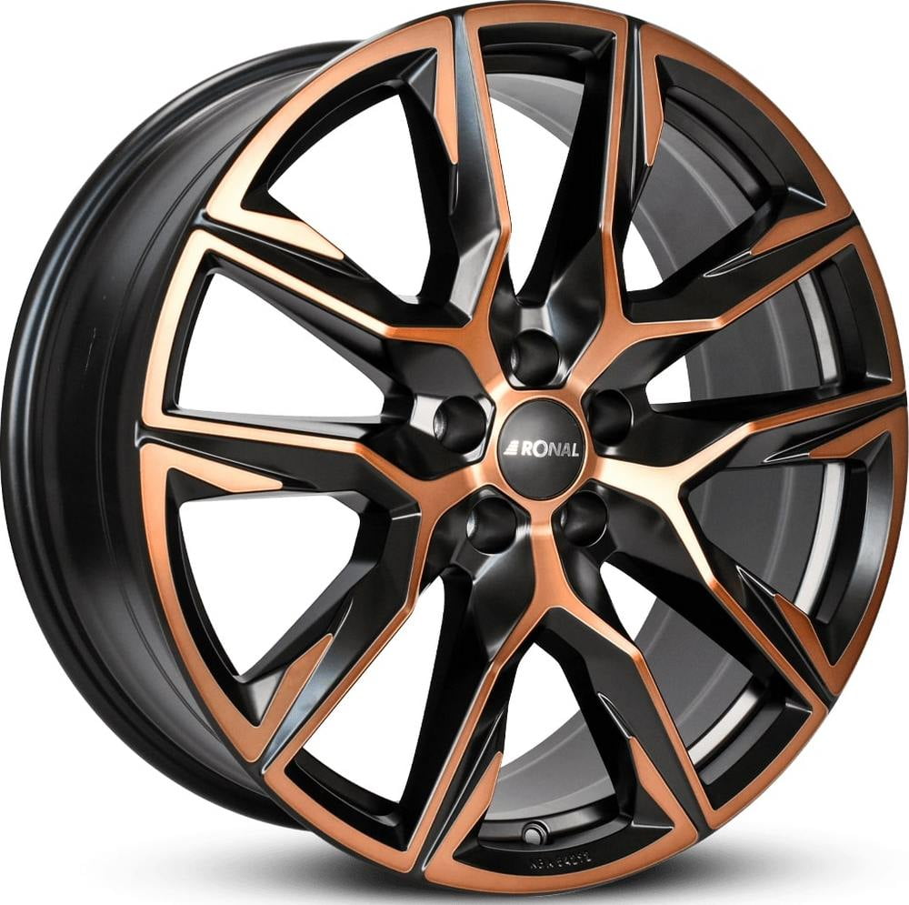 Ronal R71 Felge MATTE SCHWARZBASIS, POLIERTE BRONZE OBERFLÄCHE