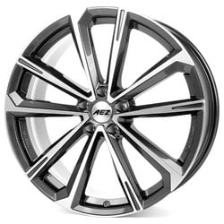 Aez Aruba Dark Felge GUN METAL VERBLENDUNG POLIERT