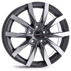 Borbet CW5 7.5x18 5x108 ET45 72.5 Grau verblendung poliert Felge