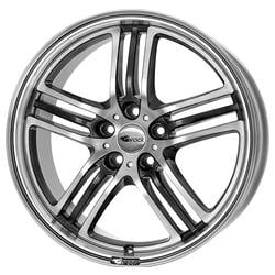 Brock B27 Felge GRAPHITE VERBLENDUNG POLIERT