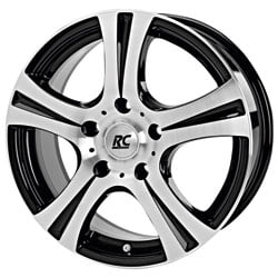 Brock RC14 velg GLANZEND ZWART GEPOLIJST VLAK