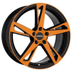 Jante Carmani CA16 NOIR MAT FACE POLIE ORANGE