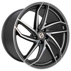 Cerchi Eta Beta Heron-K ANTHRACITE MAT MACHINED FACE