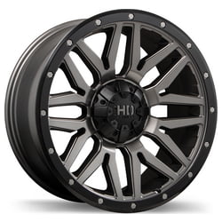 Fast HD MENACE rim Satin gunmetal with black rim