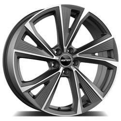 GMP Evento 8.5x21 5x112 ET38 57.1 Grau poliert matt Felge