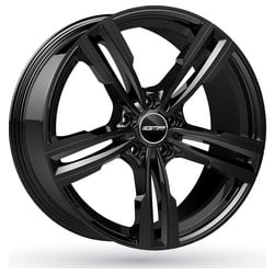 GMP Reven 7.5x17 5x120 ET37 72.6 Schwarz Felge