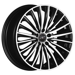 Infiny Individual Vector 9.0x19 5x112 ET42 66.5 Schwarz glÄnzend verblendung poliert Felge