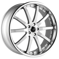 Infiny Individual Lander velg ZILVER ROESTVRIJSTALEN RAND