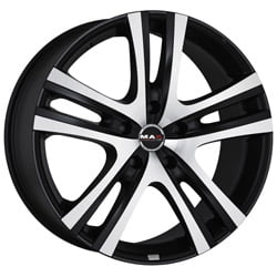 Cerchi Mak Aria GLOSSY BLACK POLISHED FACE