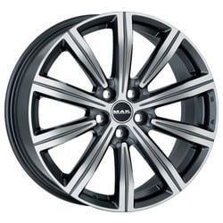 Mak Birmingham velg GUN METAL GEPOLIJST VLAK
