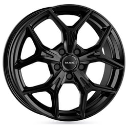 Mak Epica 6.5x17 4x108 ET28 65.1 Schwarz verspiegelt Felge