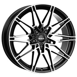 Cerchi Mak Koenig-D 9.0x20 5x112 ET40 66.6 Glossy black polished face