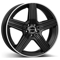 Mak Lewis-D 11.0x21 5x112 ET38 66.6 Schwarz rand poliert Felge