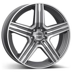 Mak Lewis velg GUN METAL GEPOLIJST VLAK