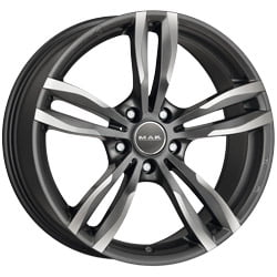 Jante Mak Luft GUN METAL FACE POLIE