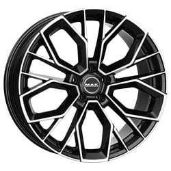 Felgen Mak Stilo-D Mak Stilo-D 10.0x21 5x112 ET19 66.5 Schwarz glÄnzend verblendung poliert Felge