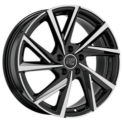 Jante Msw Msw80-5 Jante Msw Msw80-5 7.5x18 5x112 ET50 57.1 Preto brilhante face polida