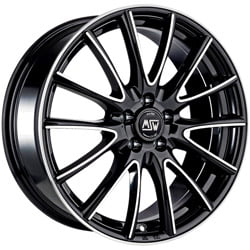 Jante Msw Msw86 NOIR BRILLANT FACE POLIE
