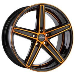 Jante Oxigin 18 Concave NOIR MAT FACE POLIE ORANGE