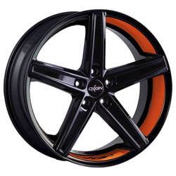 Jante Oxigin 18 Concave ORANGE FACE NOIR