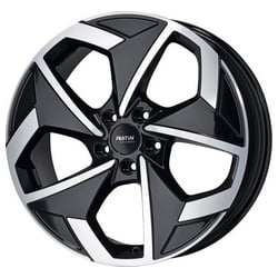 Jante Platin P104 NOIR FACE POLIE