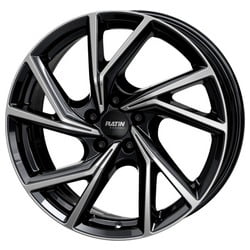 Felgen Platin P107 Platin P107 7.5x19 5x112 ET50 57.1 Schwarz glÄnzend verblendung poliert Felge