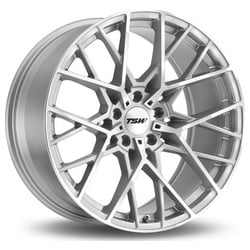 TSW Sebring 8.5x19 5x112 ET32 72.1 Silber verblendung poliert Felge