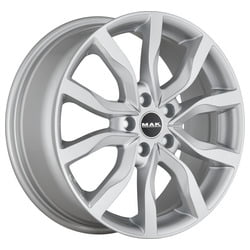 MAK Highlands - Cerchi in lega 65.1 con foro mozzo 7x17 ET41 5x110, neri,  con fresatura : : Auto e Moto