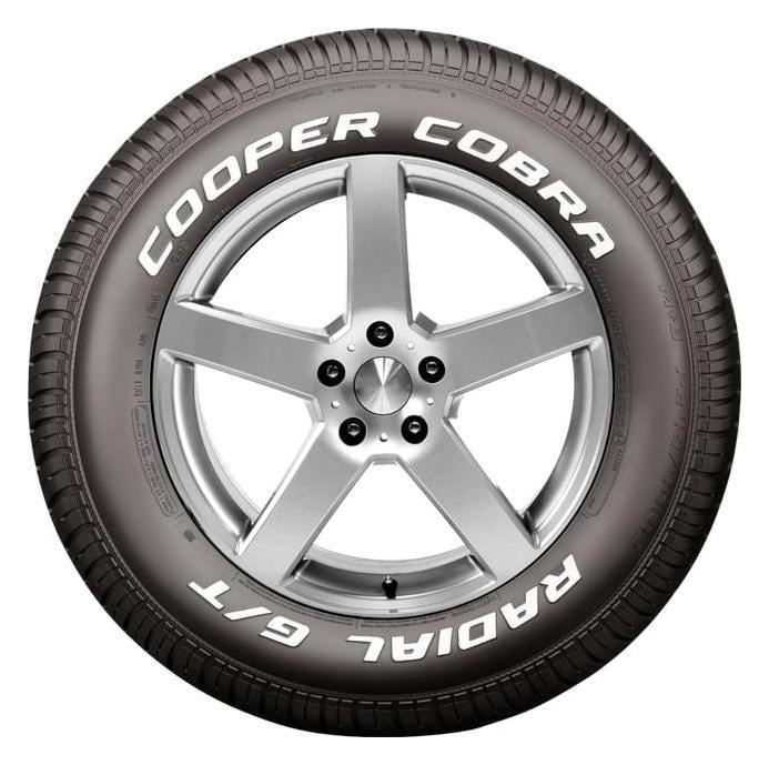 4 New Cooper Cobra Radial G/T Tires – 225/70R15 100T, Raised White Letters, All Season